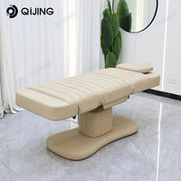 Table de massage électrique de luxe personnalisée pour soins cosmétiques, 3 moteurs, pour cils et visage