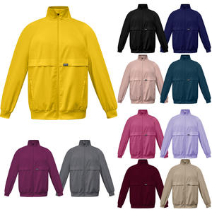 Blouse <span class=keywords><strong>de</strong></span> <span class=keywords><strong>travail</strong></span> <span class=keywords><strong>médicale</strong></span> unisexe à manches longues, col chemise, style uniforme <span class=keywords><strong>de</strong></span> baseball, couleur unie blanche, avec poche intérieure, pour infirmière - Product Image 1