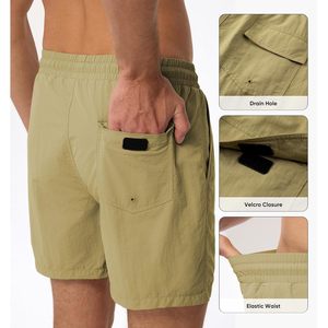 FOXA Maillot de bain pour homme avec doublure en maille, short de plage léger pour homme, maillot de bain pour sports d'été - Product Image 3