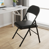 Foshan chaises pliantes pliables chaudes avec cuir PU chromé replier pour les événements Camping école en plein air hôtel fête événements à manger