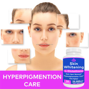 Produits de beauté, blanchiment de la peau, L-glutathion, collagène, peptide, soin de la pigmentation, élimination des taches brunes, extraits d'herbes, 60 capsules - Product Image 4