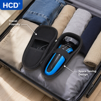 Étui de voyage rigide personnalisé HCD en EVA avec fermeture éclair pour rasoirs Norelco pour hommes séries 2100/6800/3100/5500/5100/5700 Wet/Dry