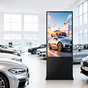 Pantalla LCD de Señalización Digital de 43 Pulgadas con Soporte de Piso, Precio de Fábrica, Pantalla Táctil, Uso en Interiores, CMS Basado en la Nube, Punto de Acceso WiFi, Antideslumbrante - Product Image 2