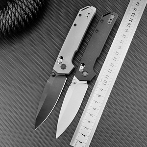 سكين جيب قابل للطي للتخييم والبقاء على قيد الحياة والصيد، مصنوع من فولاذ 440C عالي الصلابة، حاد للغاية - Product Image 6