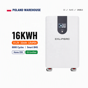 Batterie LiFePO4 16 kWh pour rack de serveur, 51,2 V 324 Ah, 8000 cycles, entrepôt Pologne |   Système de Stockage d'Énergie Domestique avec BMS Intelligent - Product Image 1