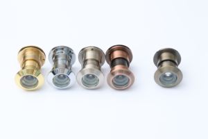 2021 gaya baru terbaik mawar emas kuningan di bawah pintu mata penonton dengan penutup desain Modern plastik bahan campuran seng lensa kaca - Product Image 2