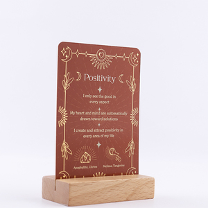 Campione gratuito donne nere ogni giorno auto-amore positivo affermazione carte da gioco stampa personalizzata bambino salute mentale mazzo motivazionale - Product Image 3