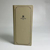 Personnalisé de haute qualité en cuir PU A4 Menu couverture Bill dossier pour hôtels Restaurants caissier Table décoration accessoire boissons