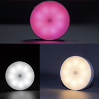 Lampe rechargeable LED avec détecteur de mouvement, veilleuse USB pour chambre à coucher, cuisine, escaliers, couloir, armoire, placard, lumières
