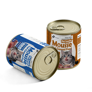 Alimento húmedo para gatos con atún, pollo y ternera, rico en vitaminas y minerales, carne fresca y sabrosa. - Product Image 1