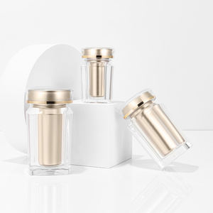 ขวดพลาสติกสีทองทรงเหลี่ยมขนาด 30 มล. พร้อมฝาปิด สำหรับบรรจุแคลเซียมเม็ด โปรไบโอติกผง ผงเปปไทด์ฟรีซดราย สีตามสั่ง - Product Image 2