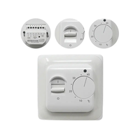Sistema de Calefacción por Suelo Radiante Eléctrico con Termostato Mecánico, 110V~240V, Diseño Tradicional para Uso en Interiores de Hogares y Hoteles, Fácil de Instalar