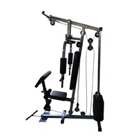 Machine de musculation professionnelle multifonction à domicile avec pile de poids équipement de gymnastique à Station unique