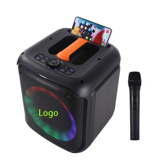 For 5.3 Party Speaker with RGB LED Lighting Portable Design for Home & Outdoor Use 4W Output Power