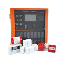 Módulo de Circuito de Sirena Direccionable Inteligente Portátil Tanda TX7211 de ABS Blanco, Alarma contra Incendios con Volumen Ajustable, 24VDC