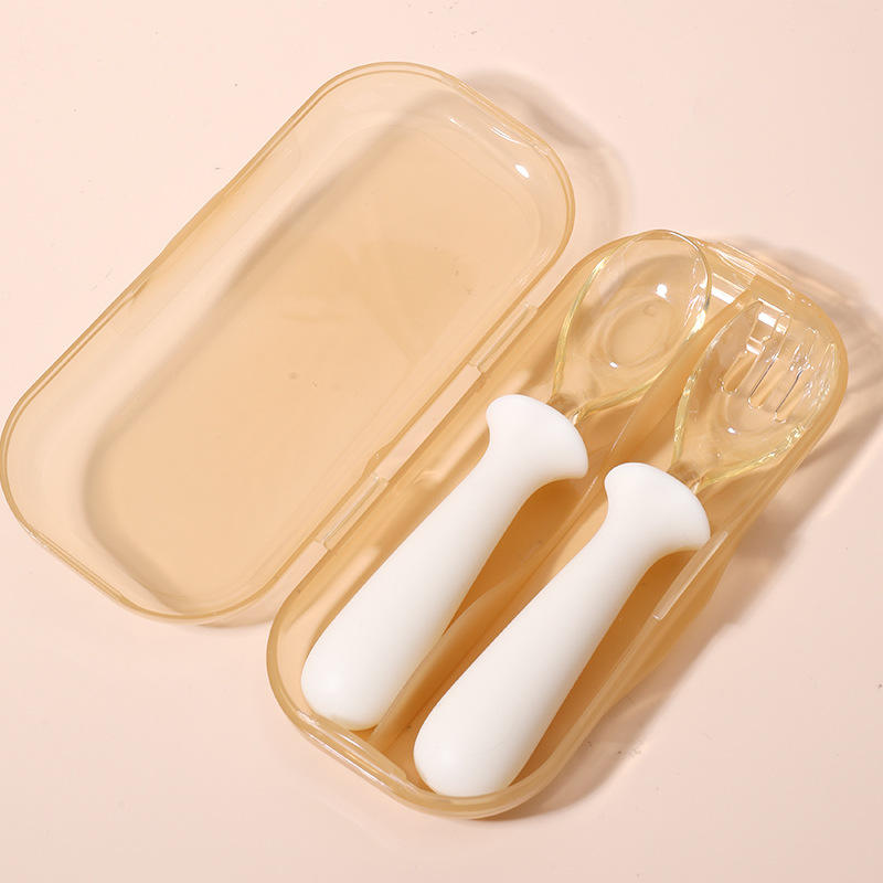 Packed milk white-spoon fork