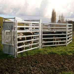 Panneau de clôture pour bétail galvanisé à chaud sur mesure 1,8*2,9m, argenté, antirouille, détachable, pour enclos à bétail - Product Image 6