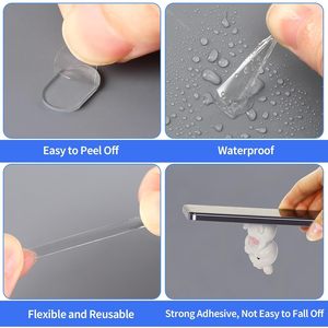 Double Sided Sticky Dots Removable Sticky Dot Clear Sticky Tack <strong>for</strong> Wall <strong>Pictures</strong> <strong>Hanging</strong> No Trace Strong Adhesive Sticky - Product Image 3