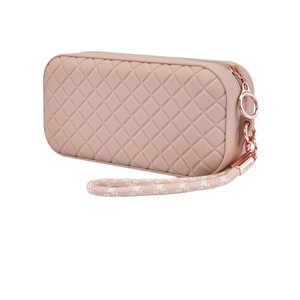 Sac cosmétique portable en silicone pour femme, pour voyage, imperméable avec fermeture à glissière - Product Image 5