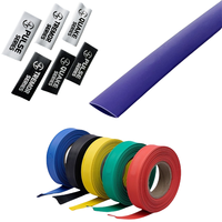 Kit de gaines thermorétractables 164 pièces, manchons de câbles PE, ensemble de protection de fils multicolores 600V