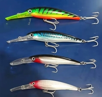 Leurre de pêche lourd en mer 48g Drag Minnow Fishing Isca Eau de mer artificielle Peche Bass Appâts de pêche