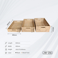 Cestas De Armazenamento Dobráveis PP De Design Gerenciável Empilhável para Organização Eficiente Fruta Alimento-para Suprimentos De Supermercado