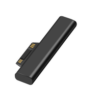 Adaptateur de câble de charge USB-C pour Surface Connect, compatible avec chargeur PD 15V 3A, compatible avec Surface Pro 3/4/5/6/7