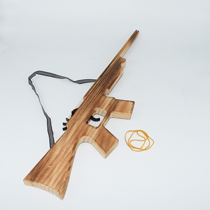 Precio barato niños juguete tradicional <span class=keywords><strong>banda</strong></span> de goma pistola de balas juguete educativo pistola de madera para niños - Product Image 2