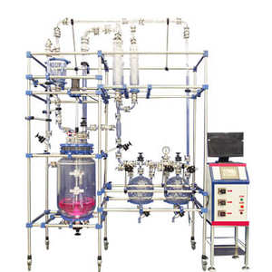 Bouilloire automatique de réaction en verre à double couche de vente chaude avec moteur pour la décarboxylation et le dégazage - Product Image 3