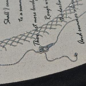 Collier en argent pur S999, cœur à une épée, style vintage, simple, tendance, design de niche, colliers superposables superposés - Product Image 4