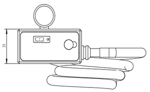 Cerradura electrónica inteligente para bicicleta, bloqueo con huella dactilar, aplicación de <span class=keywords><strong>Cable</strong></span>, para Scooter, motocicleta, 120x68x40cm, <span class=keywords><strong>Micro</strong></span> USB, 1 unidad - Product Image 4