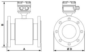 4-20mAパルス出力を備えたDN08-DN2000高精度の競争力のある電磁流量計 - Product Image 6