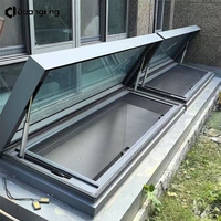Ventana de Techo Inteligente Eléctrica de Aleación de Aluminio con Control Remoto, Sensor de Lluvia y Opción de Energía Solar para Hogar Moderno