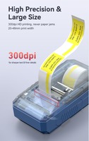 PUTY All-in-One Portable for Thermal Transfer Label Printer 52mm Paper 300dpi Resolution for Supermarkets Industrial Stock