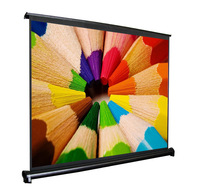 TELUXSEE Fabrication directe Écran de projection portable mini PVC 40 pouces 16:9 4K HD Écran de table pour bureau avec sac