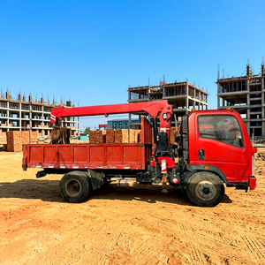 Grúa de Carga para Camión de 5T Confiable con Radio de Trabajo de 8.6m, Caja de Carga de 3.5m y Giro de 360° °   Rotación para Carga de Mercancías en Obras de Construcción - Product Image 2