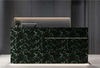 Fabricant chinois de panneaux muraux en PVC modernes, imperméables et ignifuges, effet marbre damassé, revêtement UV, 1220x2440mm, 3mm, pour salle de bain, salle de sport