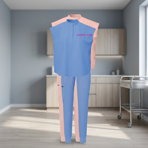 Uniformes Médicos para Enfermería y Hospitales, Tallas Grandes, Unisex, Tejido Elástico en 4 Direcciones, Sin Costuras, Conjuntos de Pantalones Deportivos, Logotipo Personalizado - Product Image 2