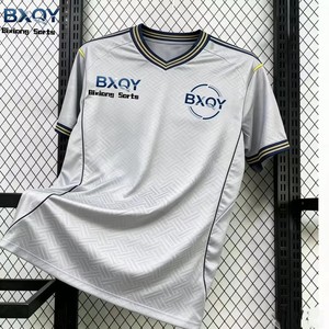 Camiseta de Fútbol Blanca de Visitante para Hombre, 100% Auténtica, de Secado Rápido, Servicio OEM, Cantidad Mínima de Pedido Una Pieza, Envío Rápido - Product Image 4