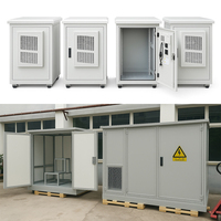 Armoire de serveur extérieure étanche IP55 IP65 pour centre de données, équipement de climatisation solaire et armoire à batteries