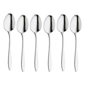 Set of 6 Stainless Steel <b>Coffee</b> <b>Spoons</b> (14cm) STYLE Polished Chrome FD6PN0621 - Product Image 1