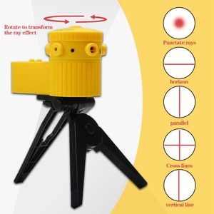 Nivel Láser Rojo de Alta Precisión Cinco en Uno, Nivel Láser Doméstico, Regla Láser Giratoria, Nivel Infrarrojo de Luz Fuerte - Product Image 3