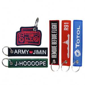 Llavero Personalizado de Alta Calidad con Logotipo de Auto, Diseño de Avión, Poliéster Resistente, Acero Inoxidable, Impresión por Transferencia Térmica - Product Image 2