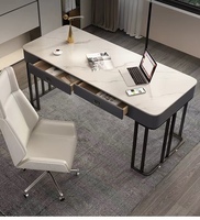 Table d'écriture moderne pour chambre à coucher maison table d'écriture rock board bureau d'ordinateur rock de luxe léger