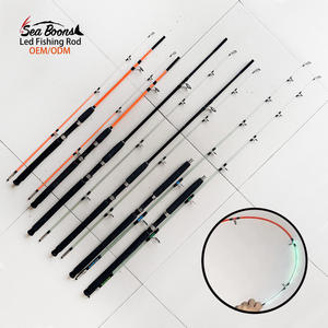 Yüksek kalite 1.35m-2.4m LED gece cazibesi balıkçılık için 2 bölümler ile balıkçılık çubuklar dayanıklı cam malzeme - Product Image 1