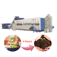 Fumier de vache Composteur de fumier de poulet Machine de fermentation automatique de fumier de vache Équipement agricole Fabrication d'engrais agricole