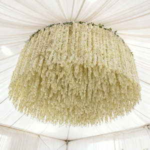 Decoración de <span class=keywords><strong>Techo</strong></span> Personalizada con Flores Artificiales y Glicinia <span class=keywords><strong>para</strong></span> Bodas Modernas, Vestíbulos de Hoteles y Proyectos de Planificación de Eventos - Product Image 5