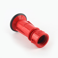 Conception populaire 1.5 \ "1 \" système de gicleurs d'incendie Flexible en plastique rouge tuyaux de lutte contre l'incendie accessoires d'équipement de buse Variable