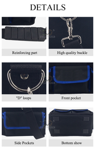 <span class=keywords><strong>2025</strong></span> nóng bán Chất lượng cao <span class=keywords><strong>600D</strong></span> Polyester Oxford công cụ túi nhiều túi không thấm nước thợ điện Công cụ Túi OEM & ODM bán buôn - Product Image 5