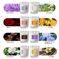 Meistverkaufte Individuelle Duftkerzen mit Eigenmarke Aromatherapie Romantische Sojawachs-Kerzen für Feiertage Erntedankfest Weihnachten Neujahr 100%